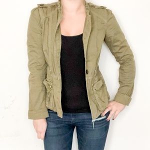 Sanctuary Ruffle Utility Jacket